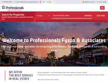 Tablet Screenshot of professionalskalgoorlie.com.au